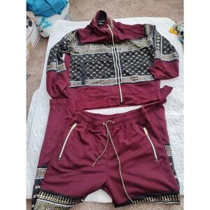 Switch Remarkable Gold Black Maroon‎ And White Jogging Outfit Boys